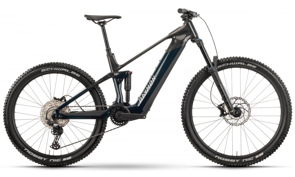 E-bike Raymon Tarok Pure 29/27.5" 2025 blue-carbon-cotton - 1