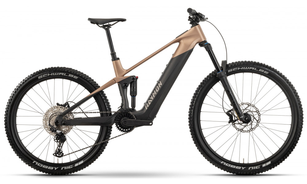 E-bike Raymon Tarok Pure 29/27.5" 2025 carbon-stone-sand - 1