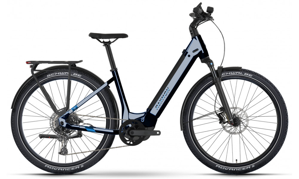 E-bike Raymon Tourray 630 27.5" 2025 Easy Entry nebular blue-chrome 