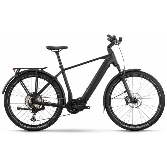 E-bike Raymon Tourray Ultimate 800 27.5" 2025 black-chrome-bronze