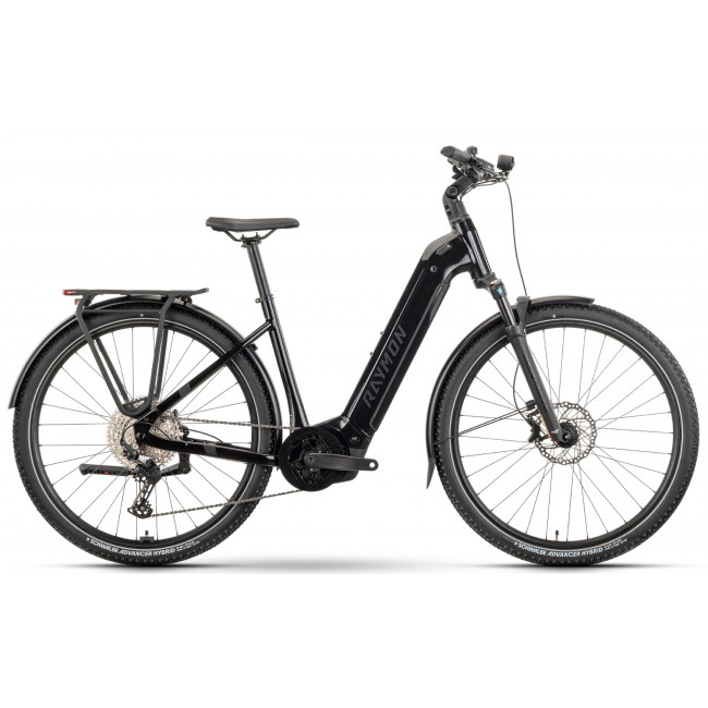 E-bike Raymon Tahona Pro 800 29" 2025 Easy Entry black stealth