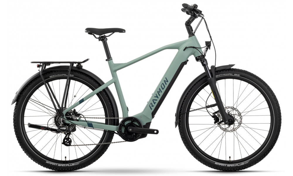 Электрический велосипед Raymon Tourray Select 27.5" 2025 mint-aqua-cotton - 1