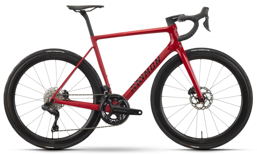 Bicycle Raymon Kirana Ultra 2025 carmine red stealth - 1