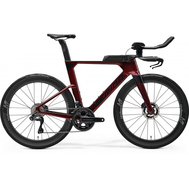 Велосипед Merida Time Warp TRI Limited IV1 burgundy red(black)