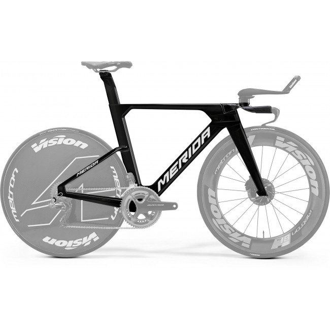 Велосипед Merida Time Warp TRI Limited IV1-FRM metallic black(flash bcp)
