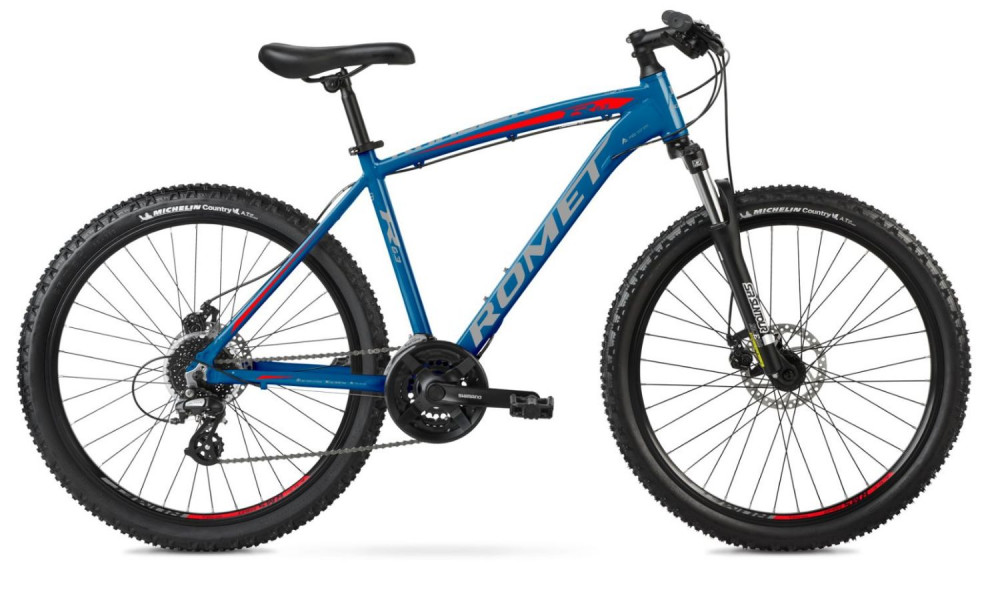 Велосипед Romet Rambler R6.3 26" 2022 blue-red 