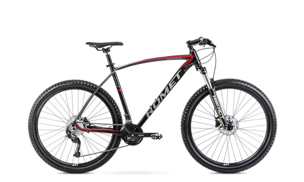 Bicycle Romet Mustang M7.1 27.5" LTD 27-speed 2022 black-red 