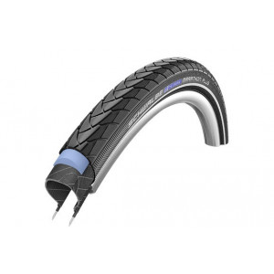 ???? 27.5" Schwalbe Marathon Plus HS 348, Perf Wired 40-584 Black-Reflex