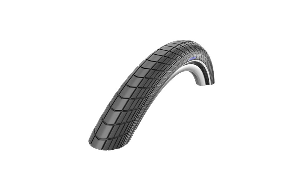 Tire 26" Schwalbe Big Apple HS 430, Active Wired 55-559 / 26x2.15 Black-Reflex 