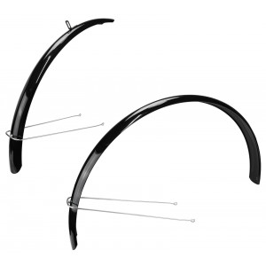 Mudguards set Azimut Ecotech 28" 51mm black OEM (minimum order quantity - 10 pcs.)