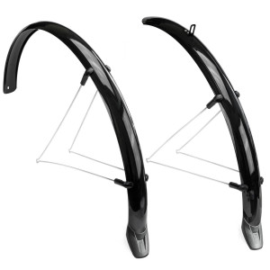 Mudguards set Azimut Rapido 28" 51mm w/ mudflap black OEM (minimum order quantity - 10 pcs.)