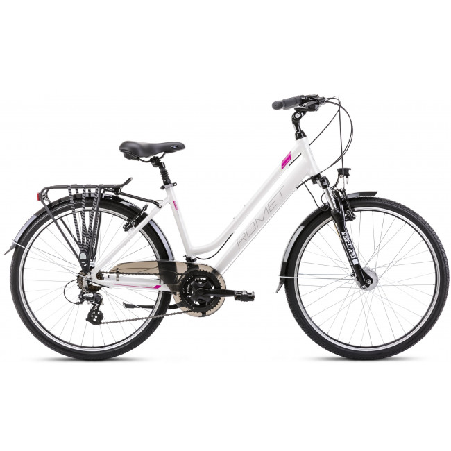 Bicycle Romet Gazela 26 2 2025 white-pink