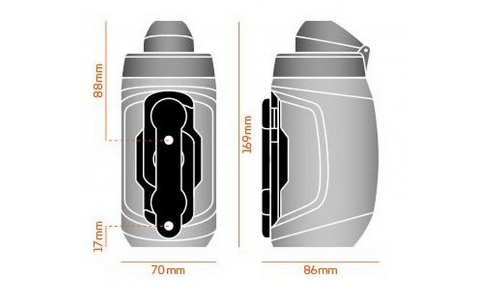 ????? SKS Fidlock Twist 450ml set with holders - 5