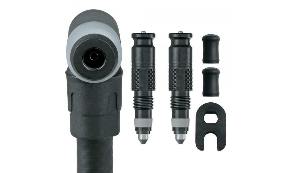 Pump head Schwalbe Clik (SCV) valve with conversion valve set 
