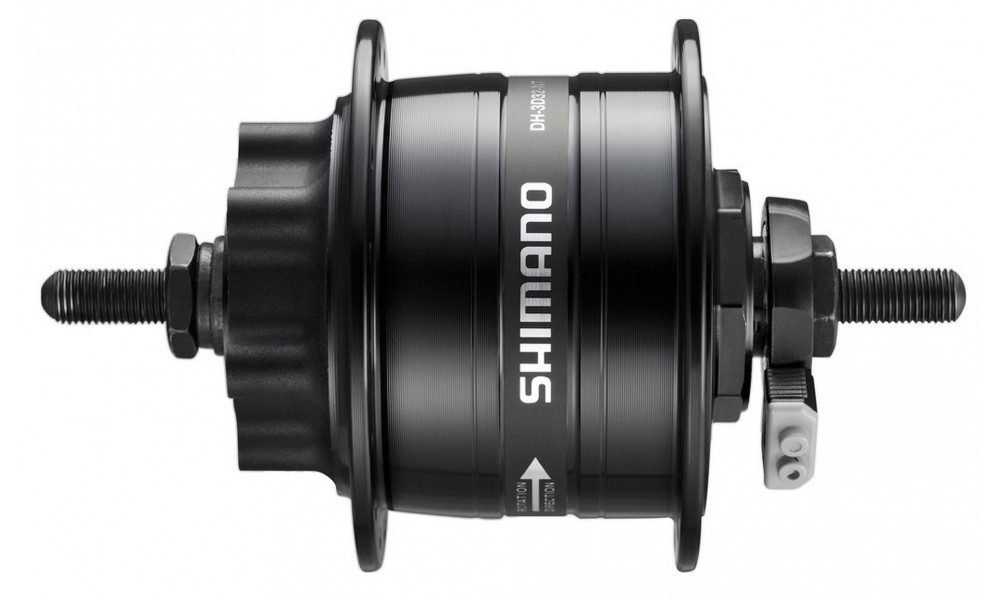 ???????? ?????? ?????? Shimano Nexus DH-3D32 6V 3W 100x140mm 6-bolt 32H nut black 