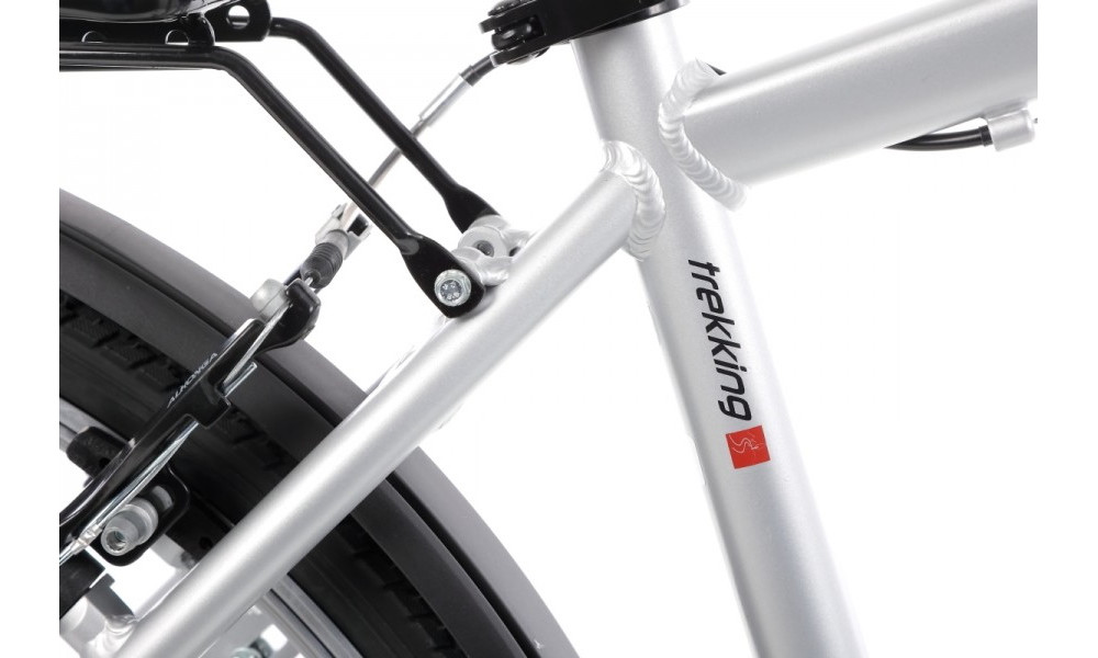 Bicycle Romet Wagant 28" 2022 silver-red - 17