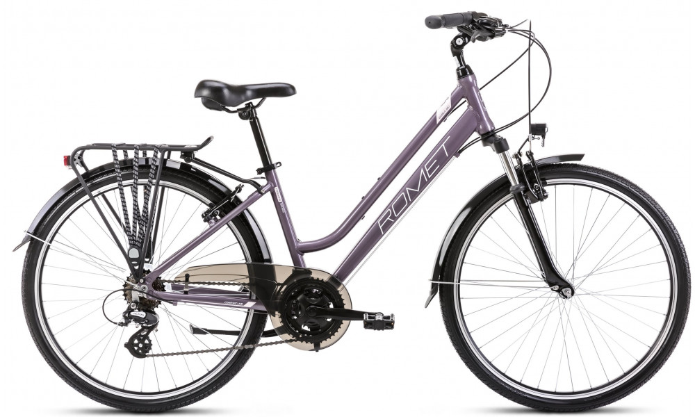 Bicycle Romet Gazela 26 1 2025 violet-pink - 8