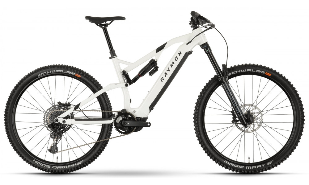 E-bike Raymon TrailRay 160E 10.0 SE 29" white - 3