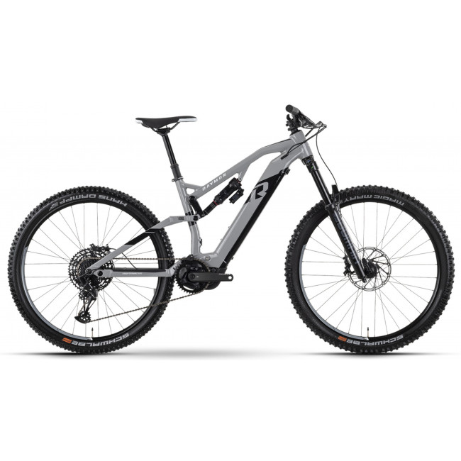 E-bike Raymon TrailRay 140E 10.0 29" grey black-white
