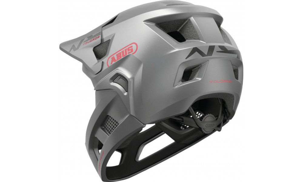 Helmet Abus YouDrop FF Ti silver - 4