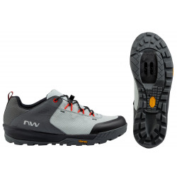 Cycling shoes Northwave Rockit MTB AM light grey-red fluo