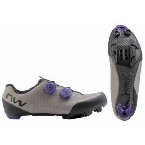 Велосипедная обувь Northwave Rebel 3 MTB XC sand-dark purple Велосипедная обувь Northwave Rebel 3 MTB XC sand-dark purple