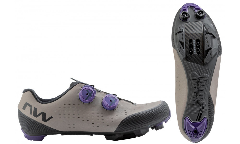 ???????????? ????? Northwave Rebel 3 MTB XC sand-dark purple - 1