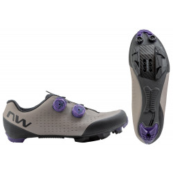 Cycling shoes Northwave Rebel 3 MTB XC sand-dark purple