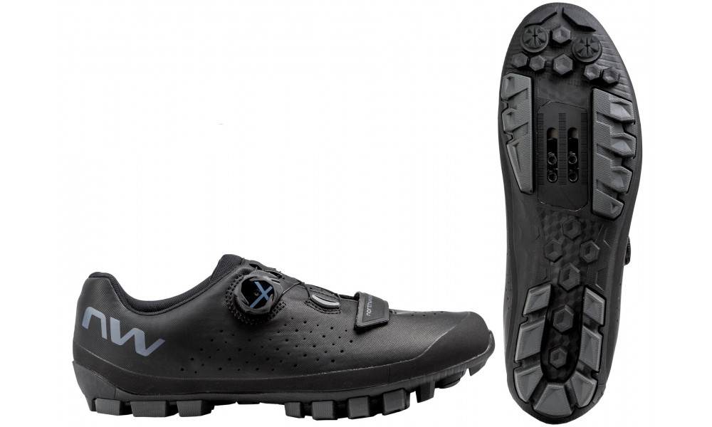 ???????????? ????? Northwave Hammer Plus Wide MTB XC black-dark grey - 1