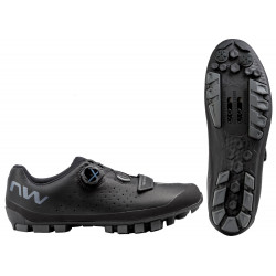 Cycling shoes Northwave Hammer Plus Wide MTB XC black-dark grey