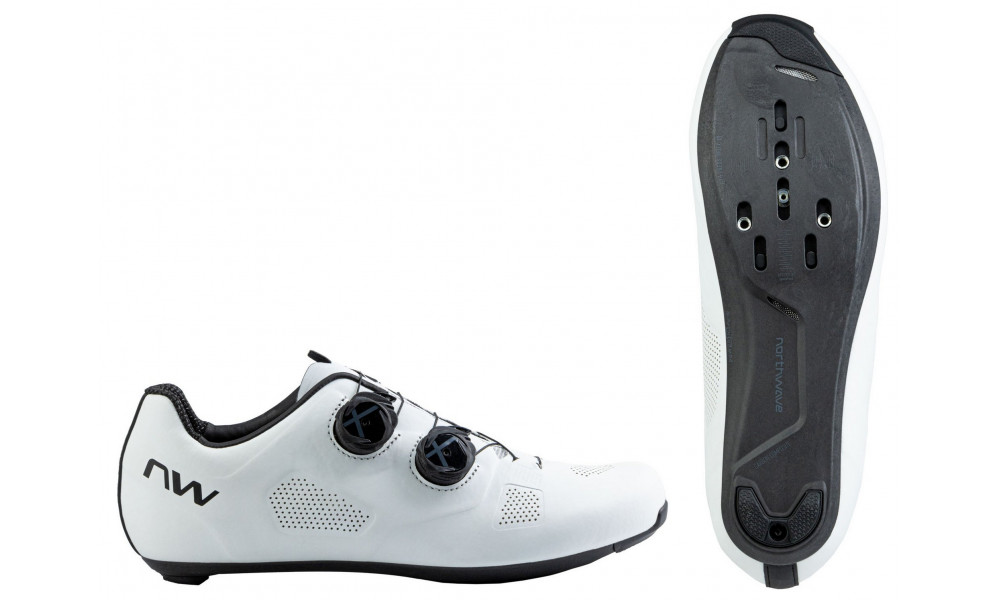 ???????????? ????? Northwave Revolution Wide Road white-black - 1