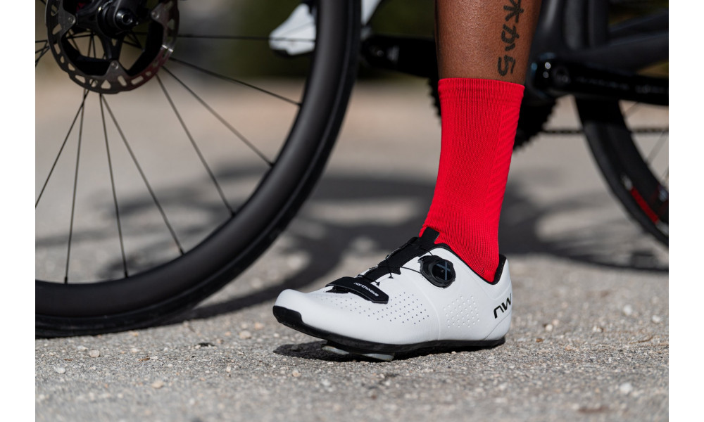 Велосипедная обувь Northwave Storm Carbon Road white-black - 5