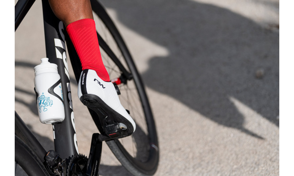 Велосипедная обувь Northwave Storm Carbon Road white-black - 6