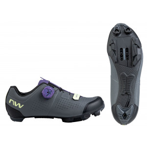 Cycling shoes Northwave Razer WMN MTB XC dark grey-dark purple