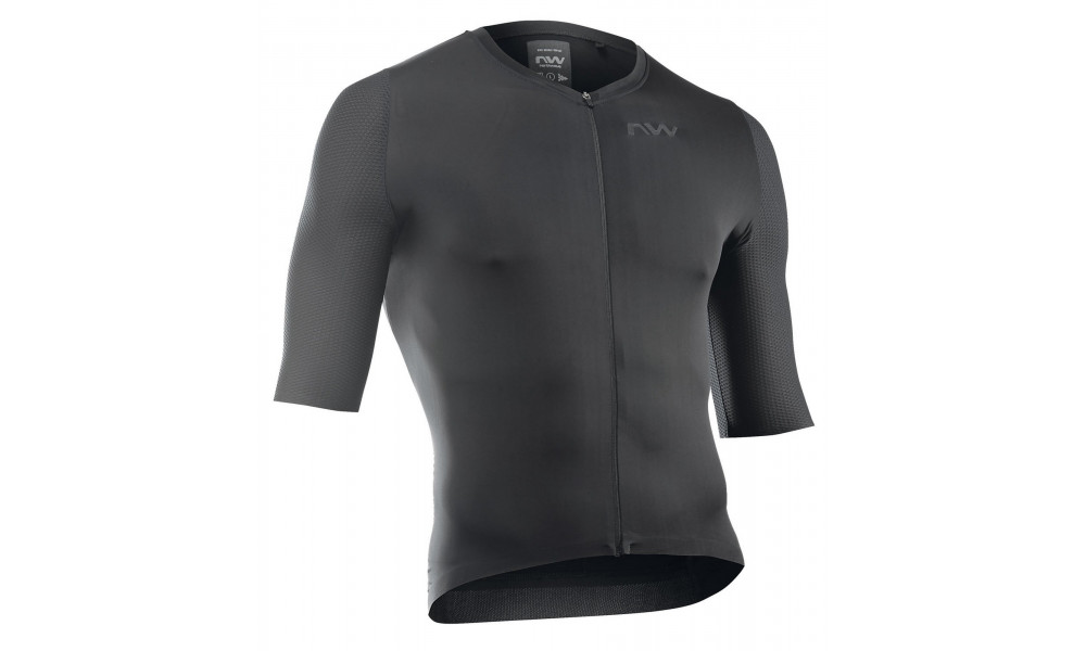 Jersey Northwave Force Full Zip S/S black - 1