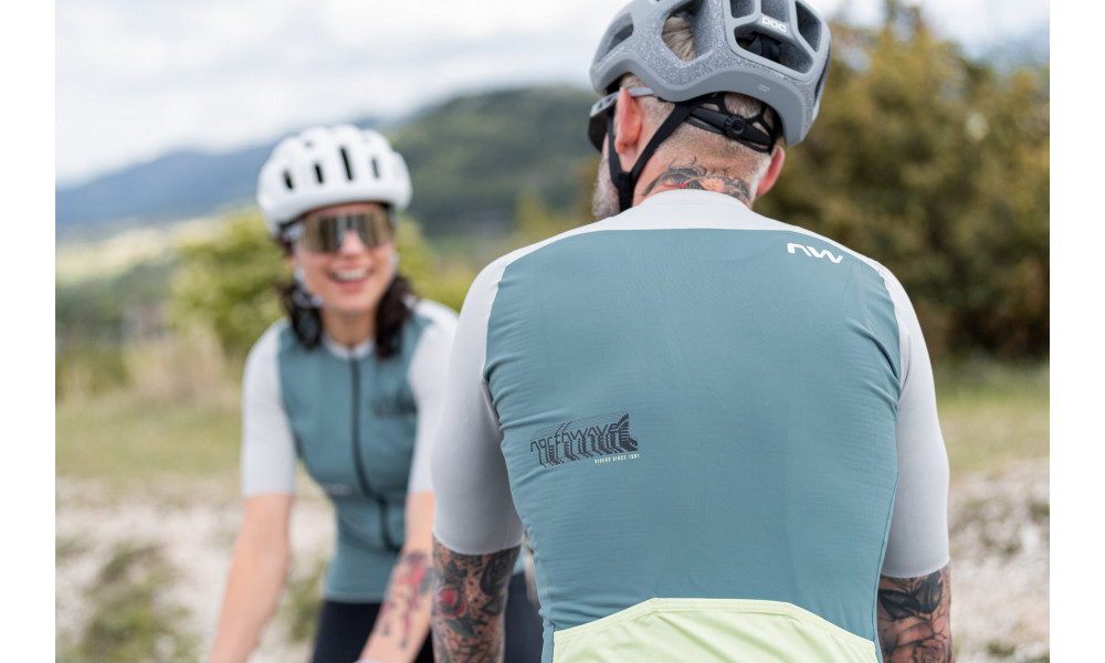 Jersey Northwave Essence EVO S/S sage-light grey - 4