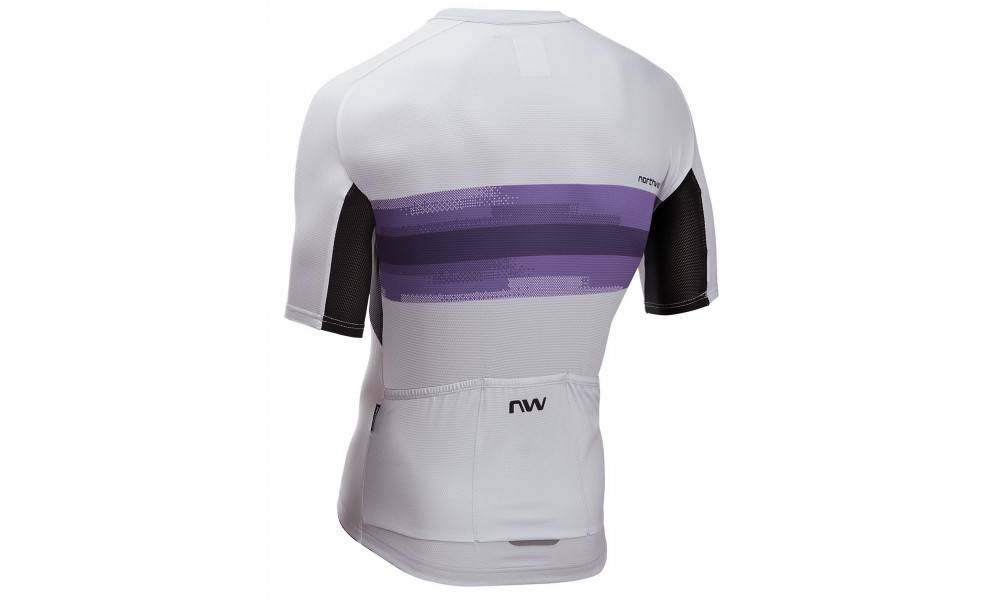 Веломайка Northwave Force EVO S/S light grey-dark purple - 2