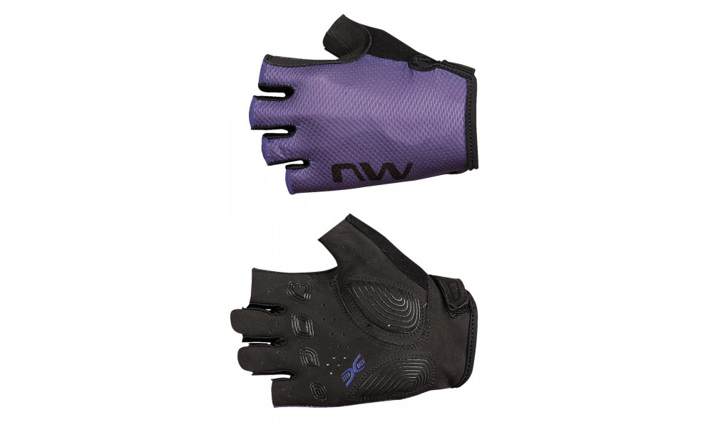 Gloves Northwave Active WMN Short dark purple - 1