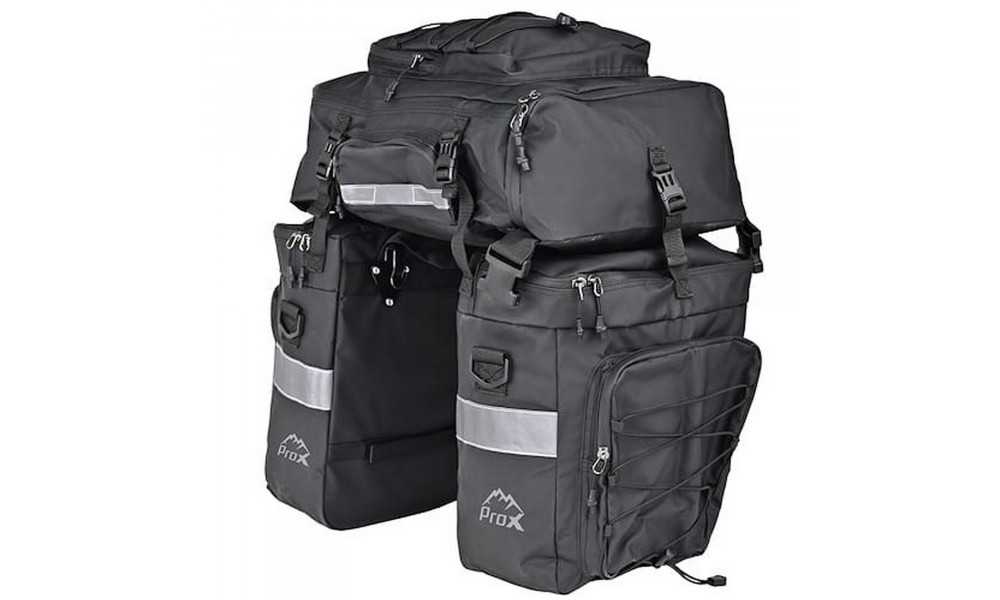 Carrier bag ProX Montana 728 17L+31L black - 1