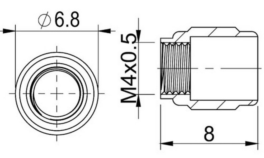 ?????????????? ???????? ?????? ????????? ??????? ProX 5mm for SRAM with thread Stealth-A-Majig (50pcs.) - 3