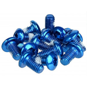 Disc rotor fixing bolts Prox blue M5x10mm (12pcs.)