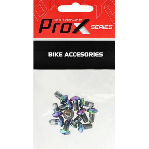 Disc rotor fixing bolts Prox rainbow M5x10mm (12pcs.)