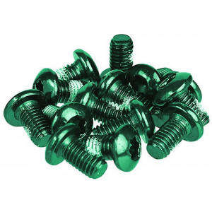 Disc rotor fixing bolts Prox green M5x10mm (12pcs.)