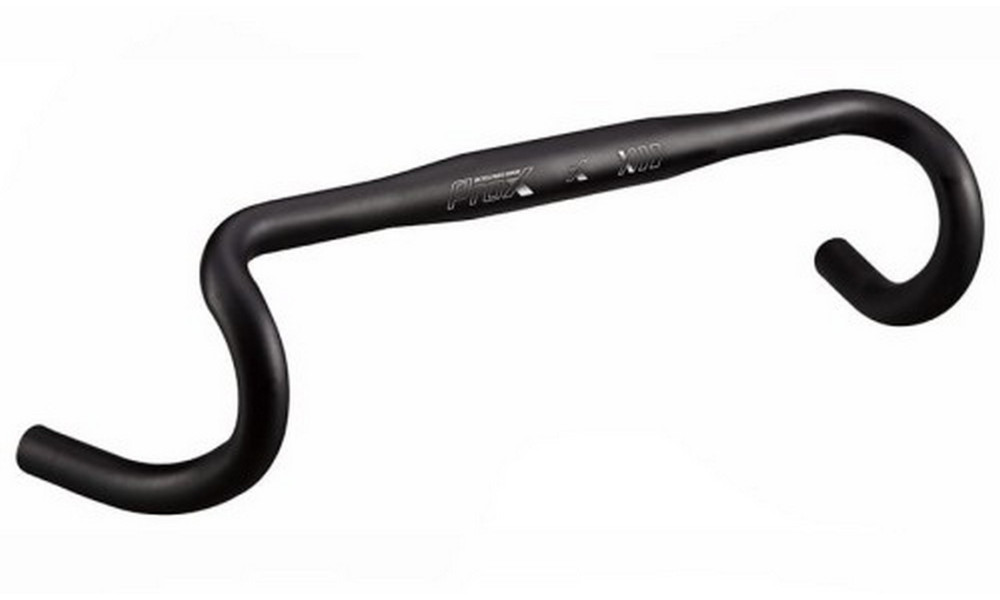 Handlebar ProX Gravel Alu 31.8/420mm 125/70mm black matt - 1