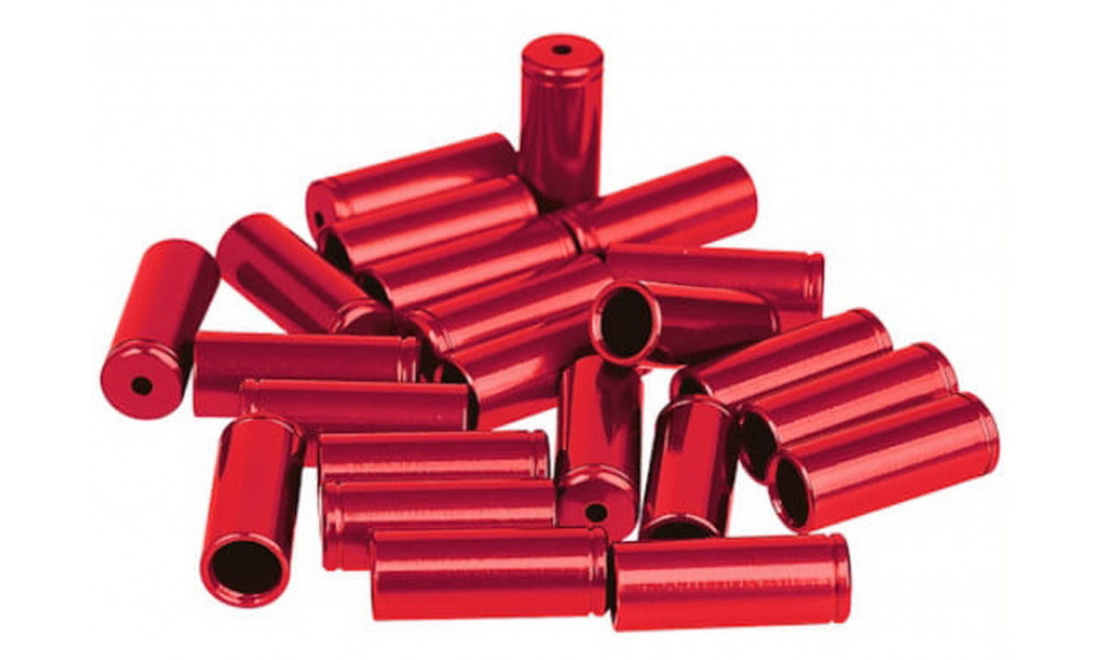 Brake outer casing caps ProX Alu red (100pcs.) - 1