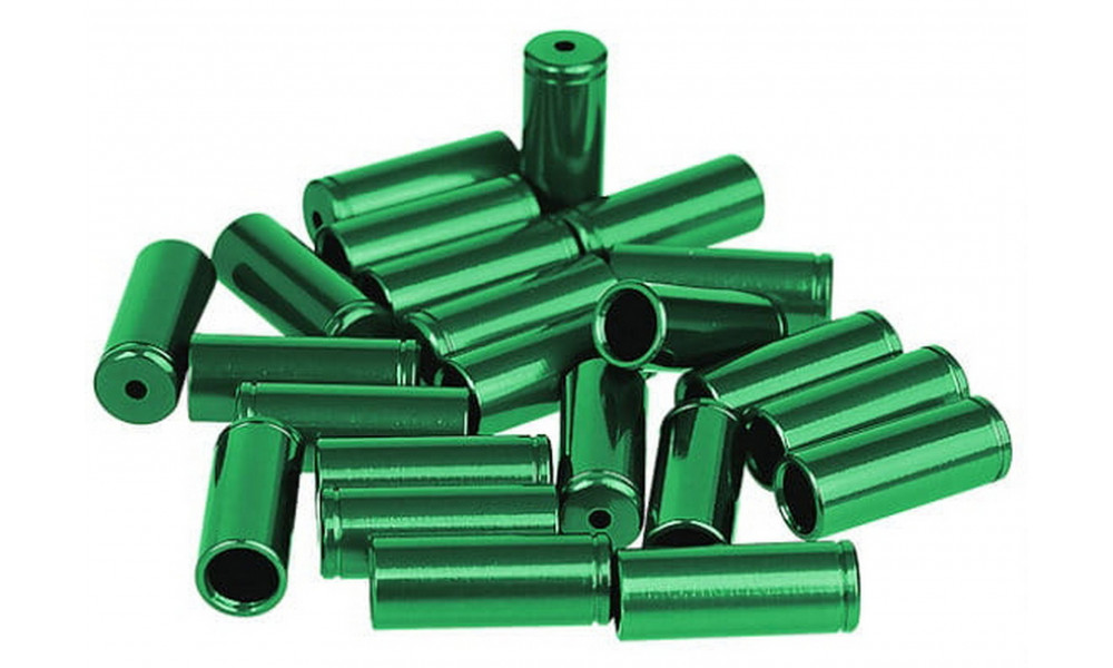 Brake outer casing caps ProX Alu green (100pcs.) - 1