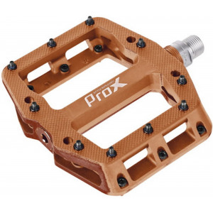 Pedals ProX Base Pro 26 nylon Pins axle Cr-Mo brown