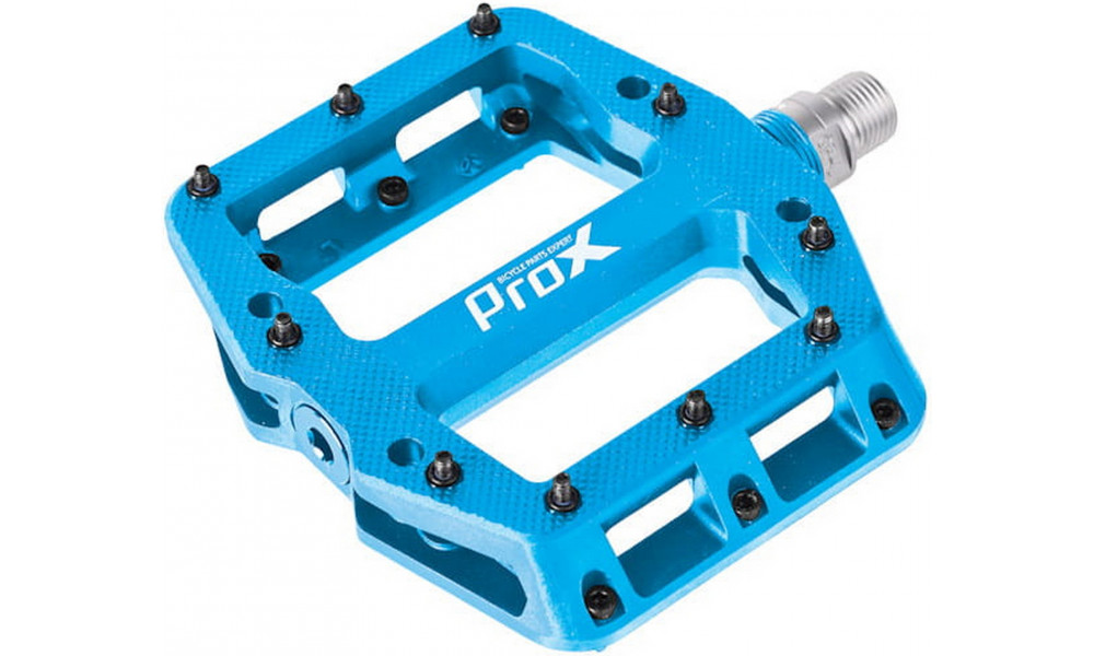 Педали ProX Base Pro 26 nylon Pins axle Cr-Mo blue - 1