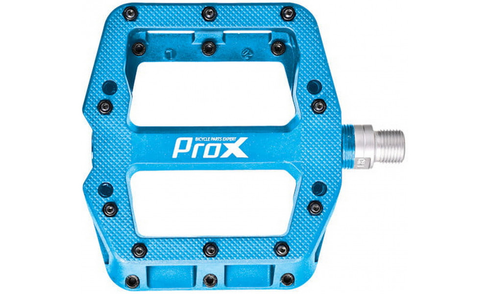 Педали ProX Base Pro 26 nylon Pins axle Cr-Mo blue - 2