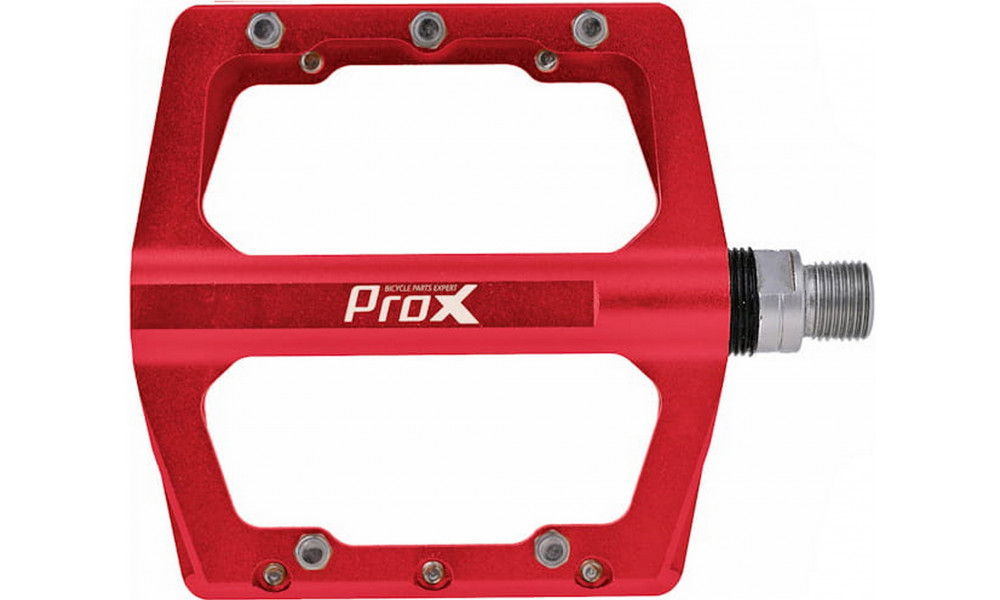 Педали ProX Stig 24 Alu Pins axle Cr-Mo red - 2